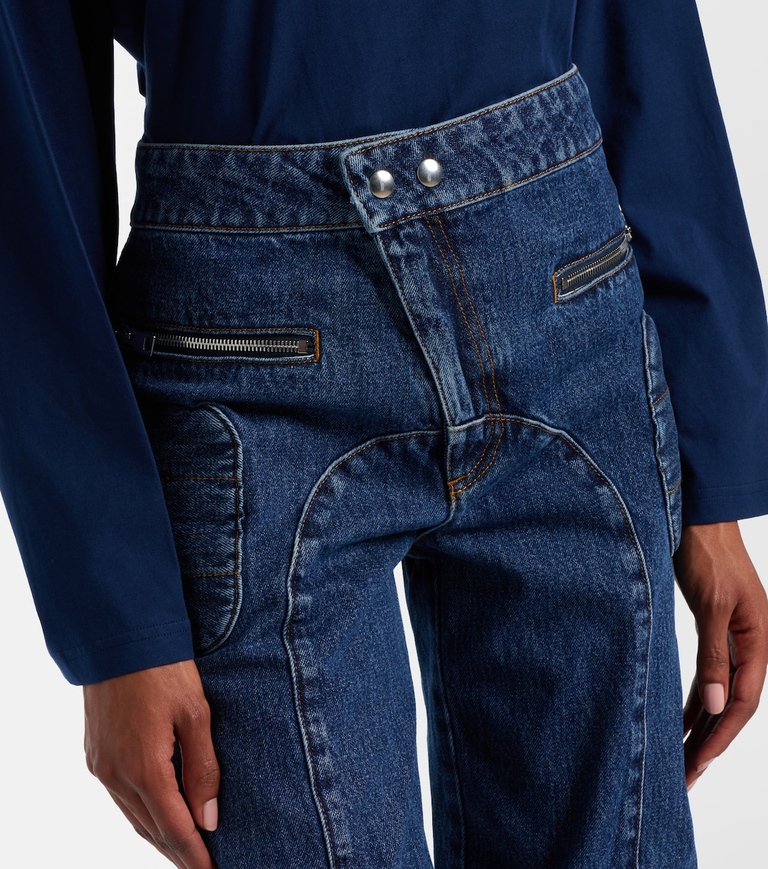 Mid-Rise Straight Jeans | Jean Paul Gaultier
