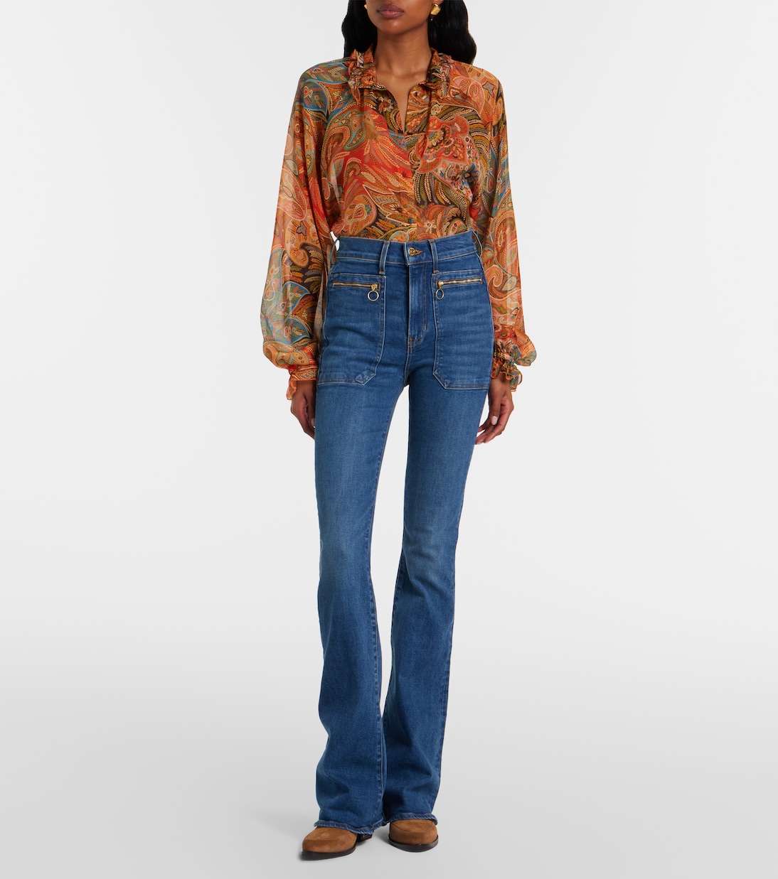 Beverly flared jeans | Veronica Beard