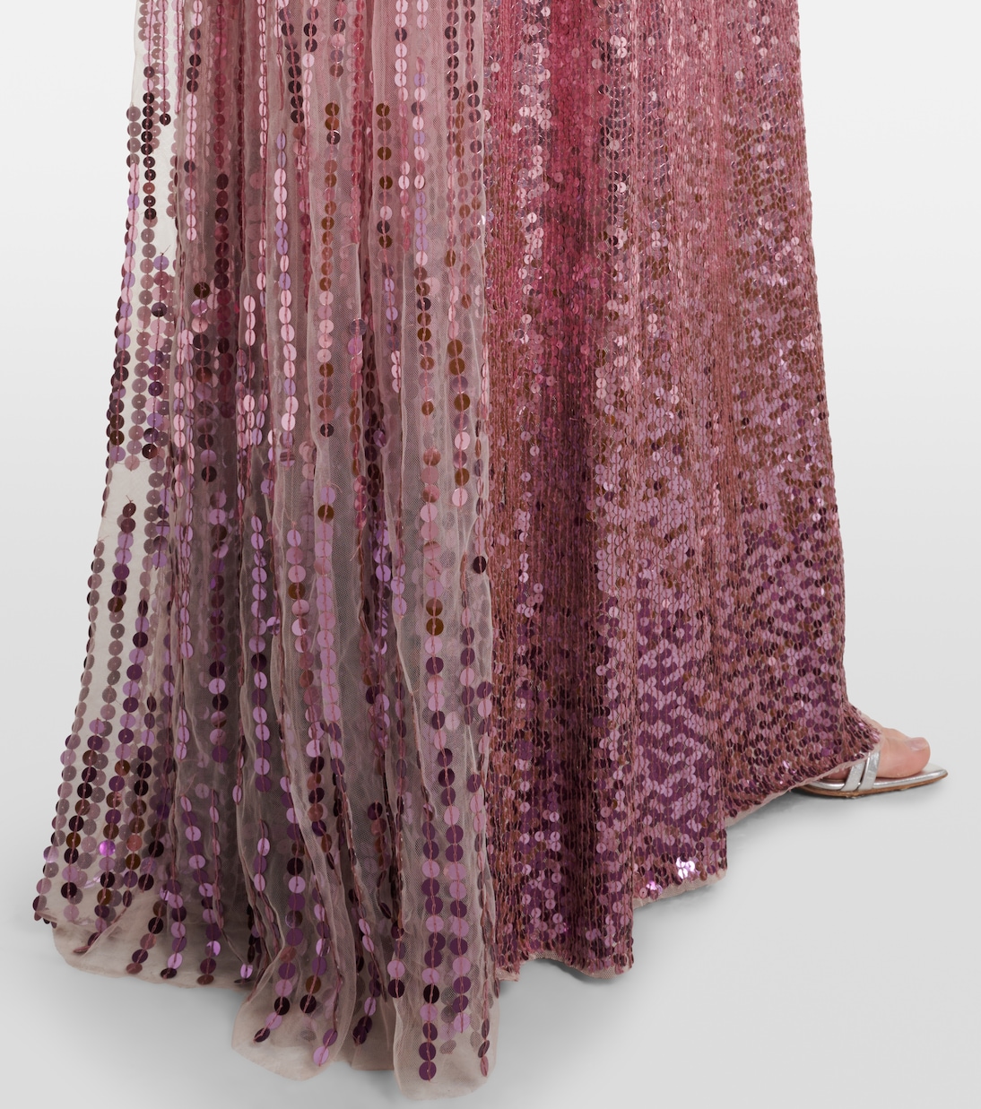 Easy Breezy sequined caped gown | Jenny Packham