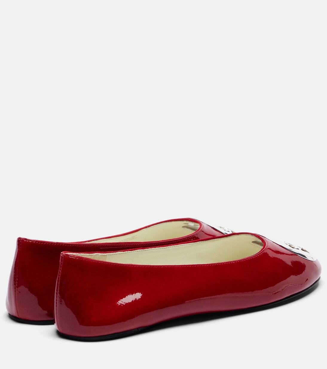 Reva embellished patent leather ballet flats | Tory Burch