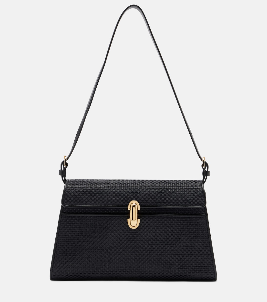 Tote Symmetry aus Raffiabast mit Leder | Savette