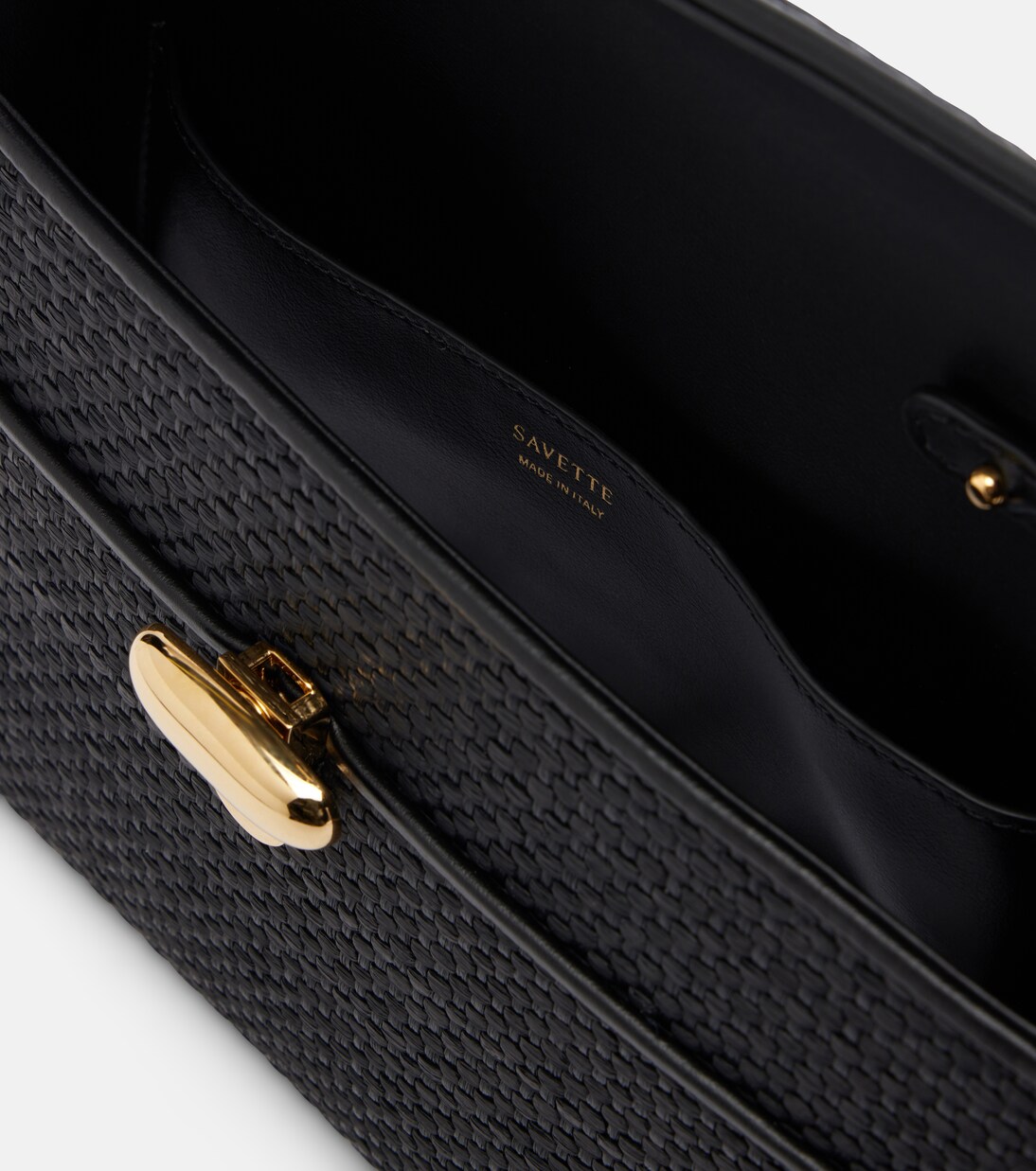 Tote Symmetry aus Raffiabast mit Leder | Savette