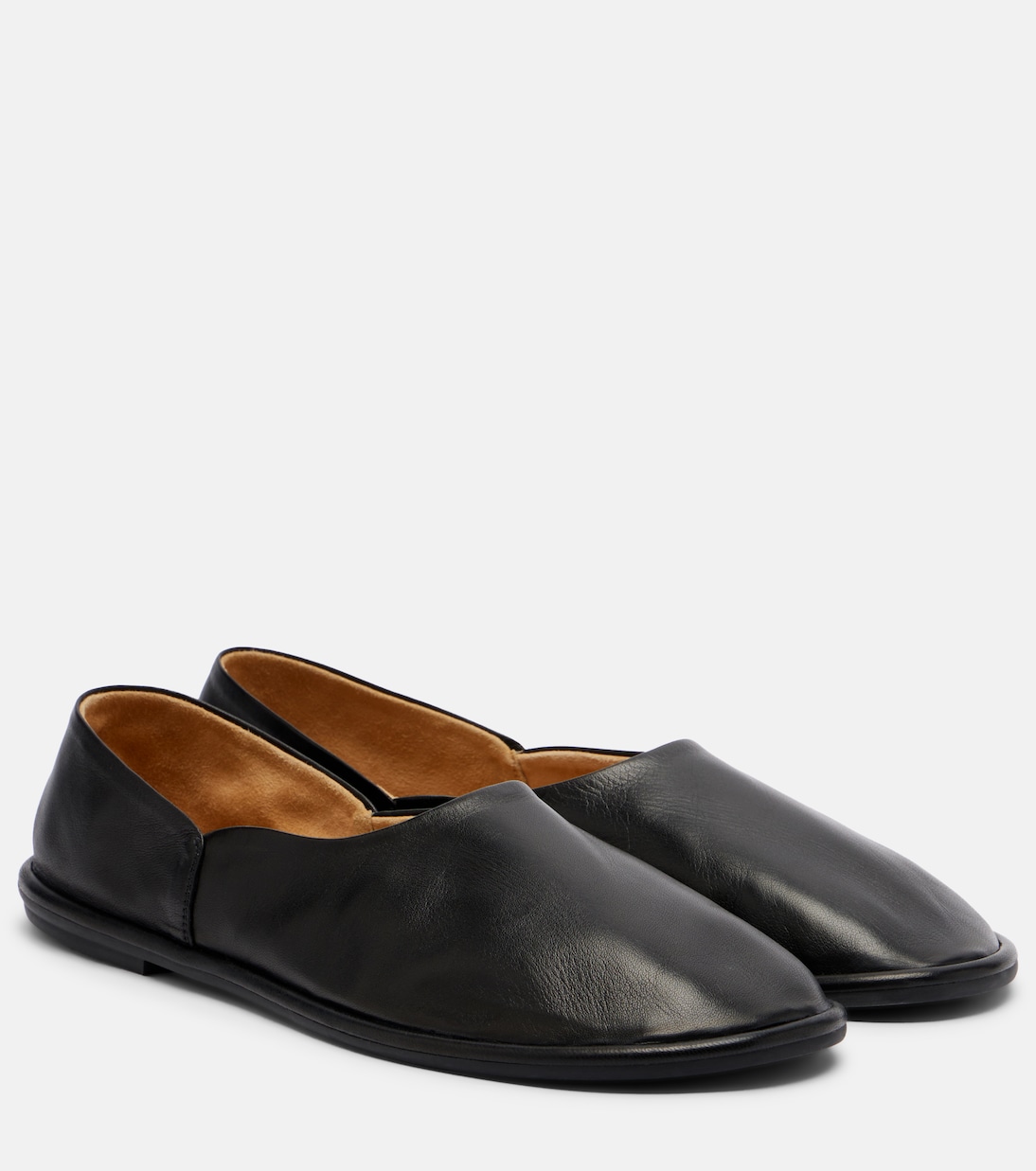 Canal leather slip-on shoes | The Row