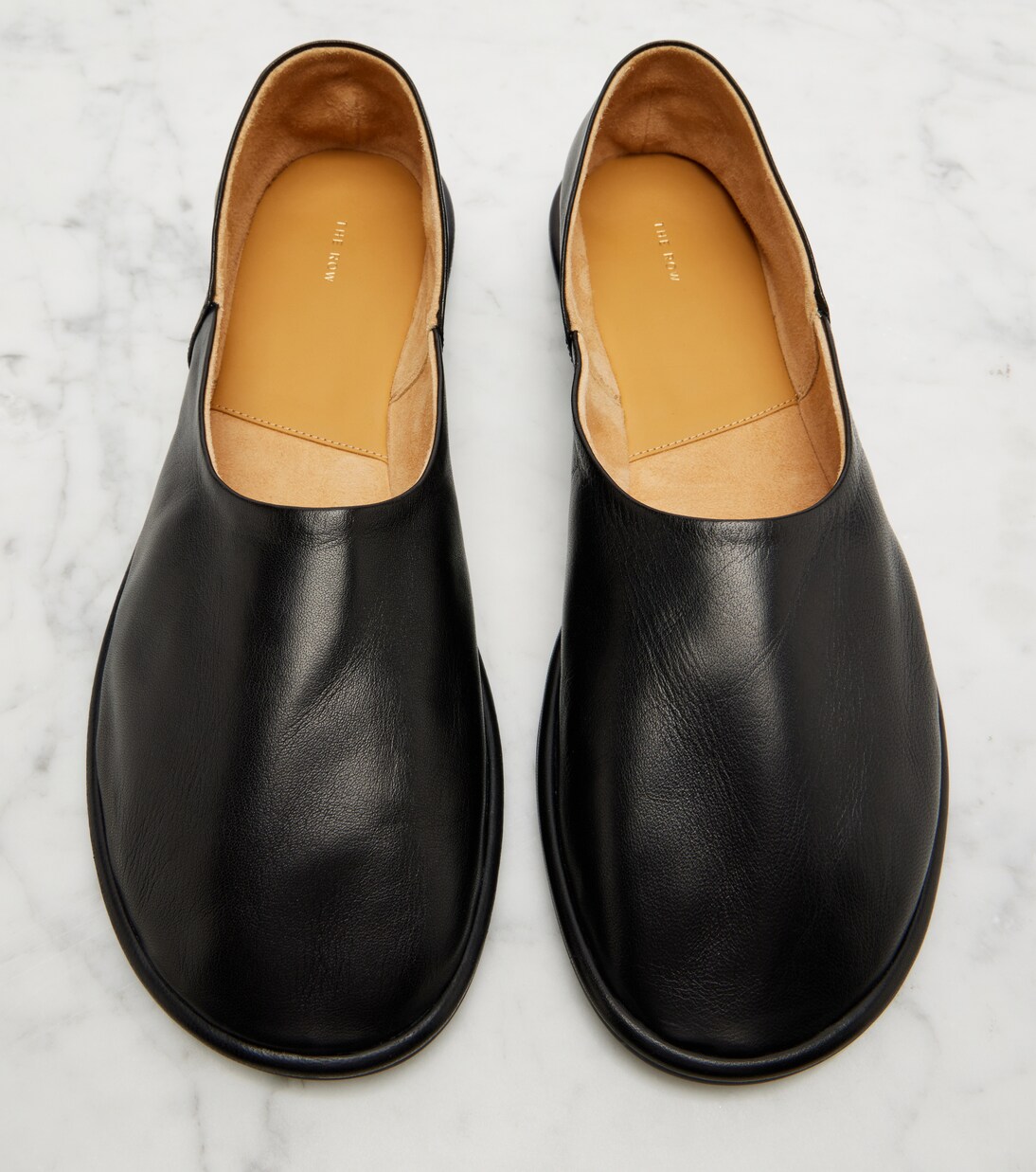 Canal leather slip-on shoes | The Row
