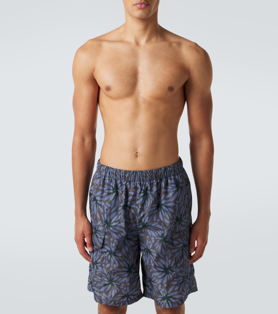 Re-Nylon floral swim trunks | Prada