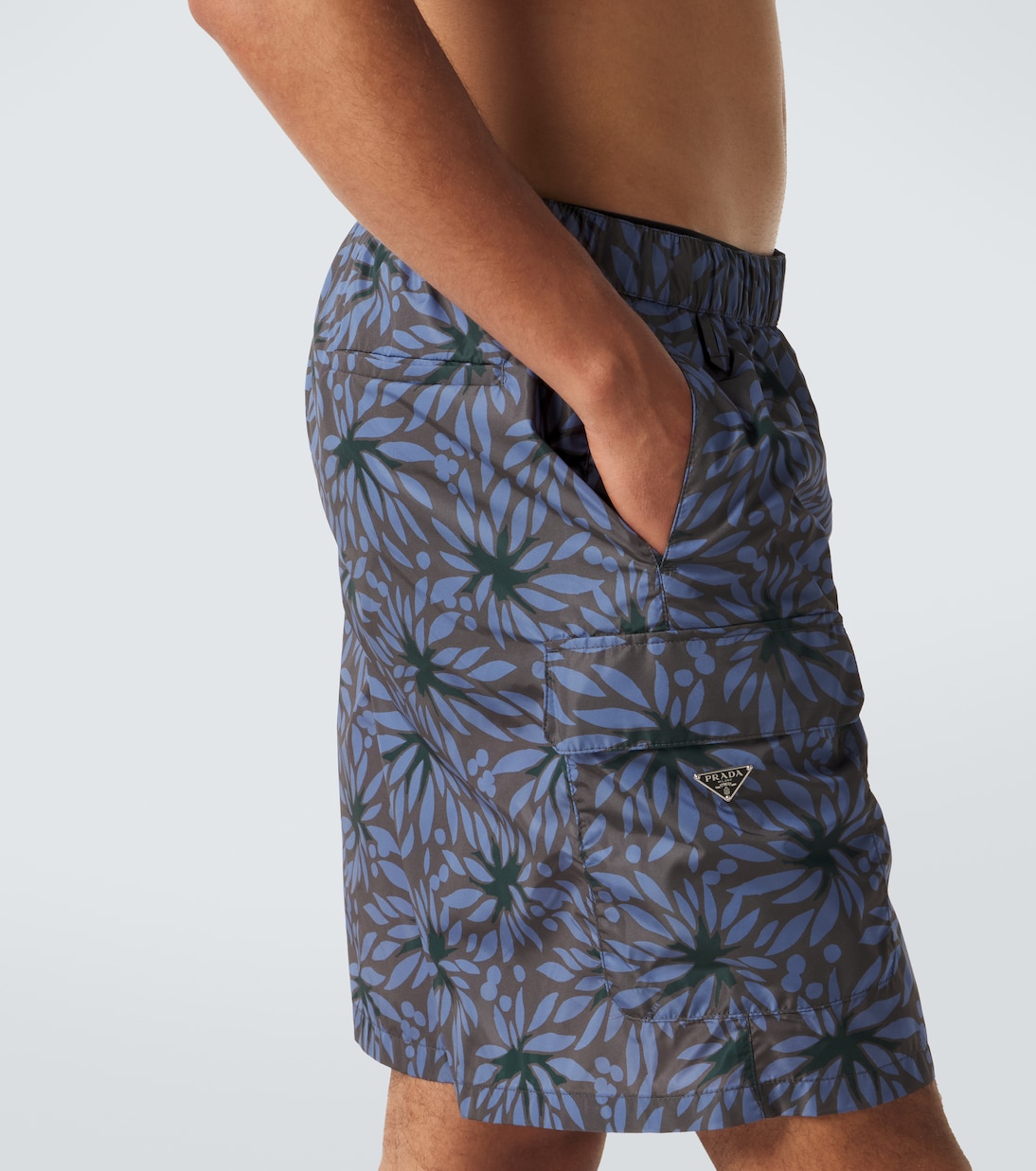 Re-Nylon floral swim trunks | Prada