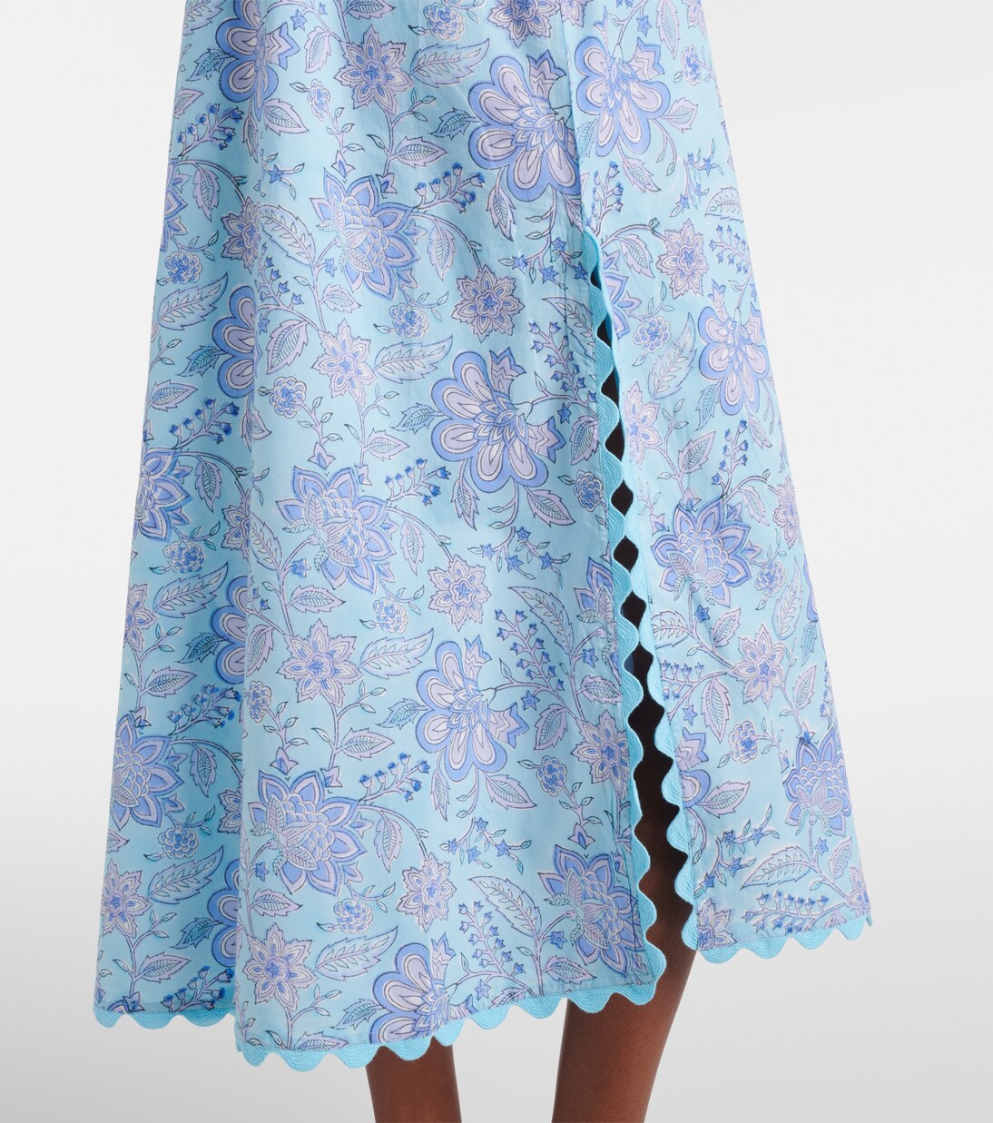 Abito midi in cotone con stampa floreale | Juliet Dunn