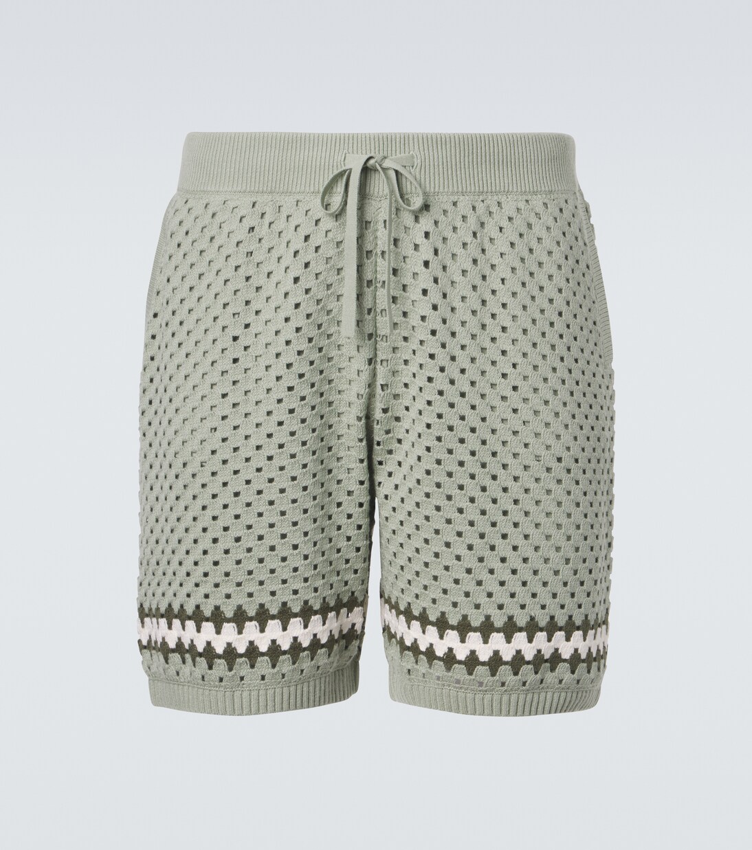 Nico crochet cotton Bermuda shorts | Frescobol Carioca