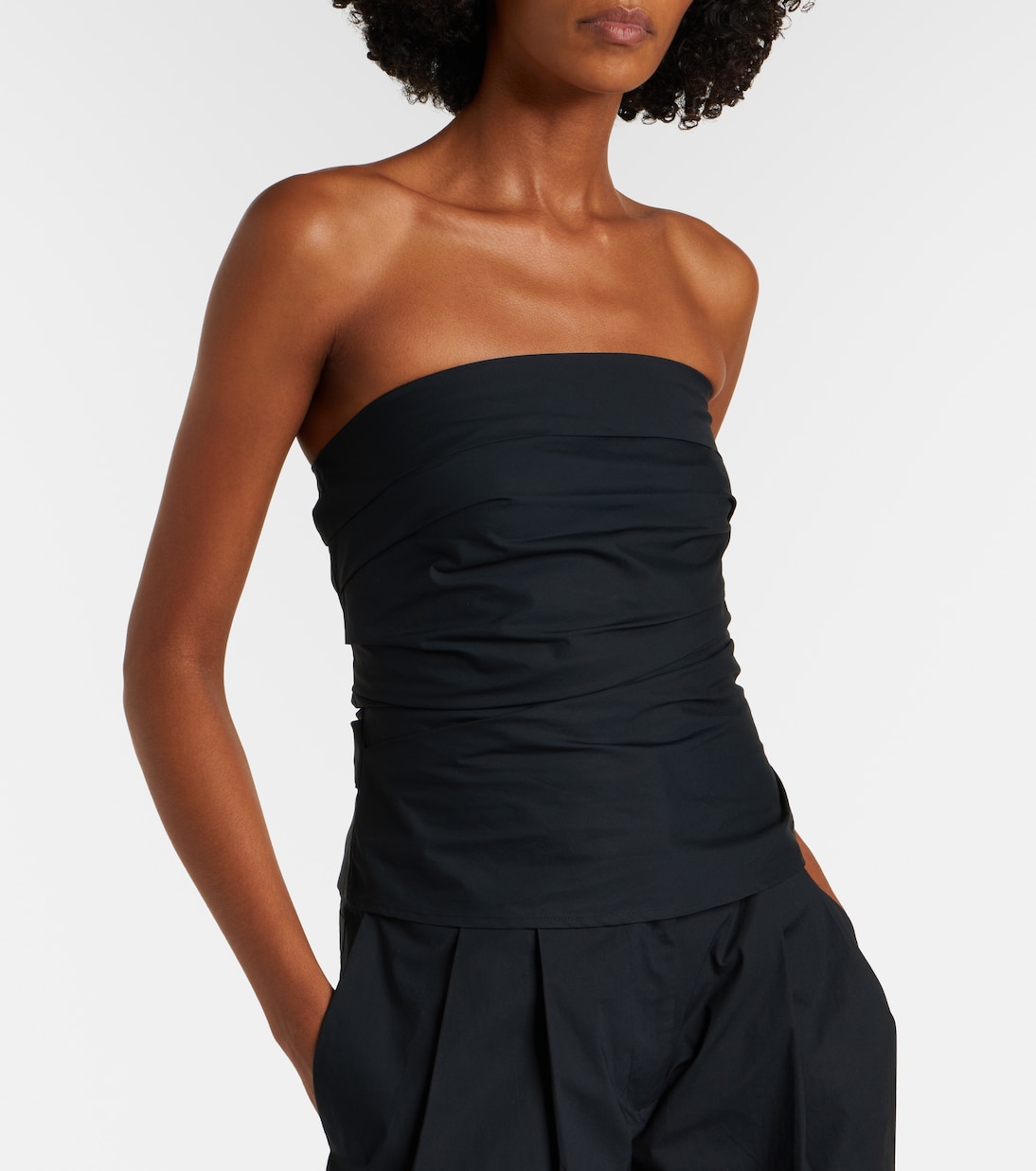 White Label Maisy cotton-blend tube top | Proenza Schouler