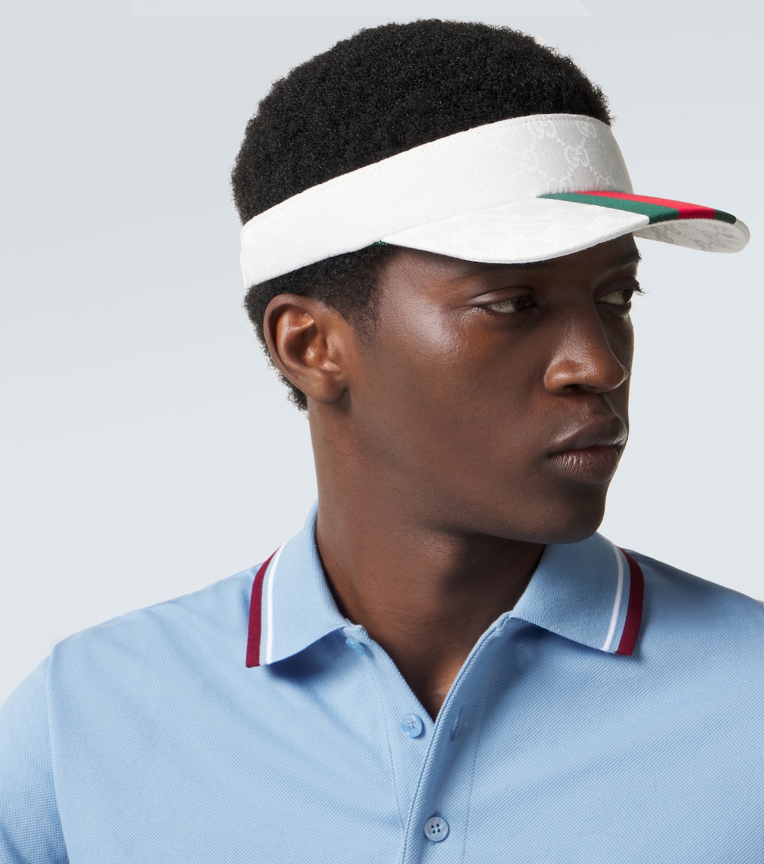 Visiera Web Stripe GG Canvas | Gucci