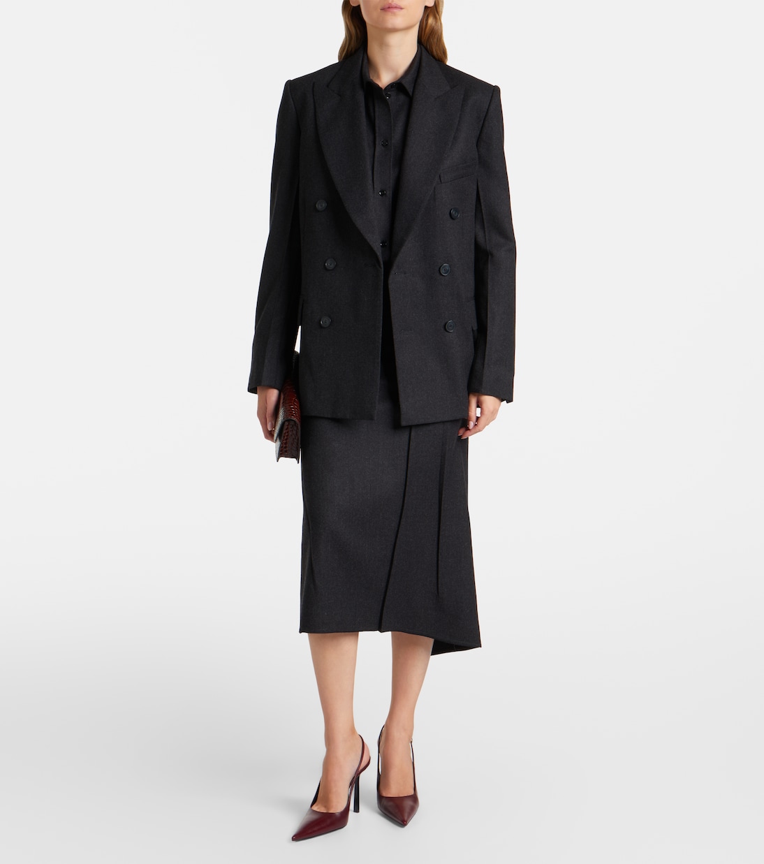 Ellys wool flannel shirt | Victoria Beckham