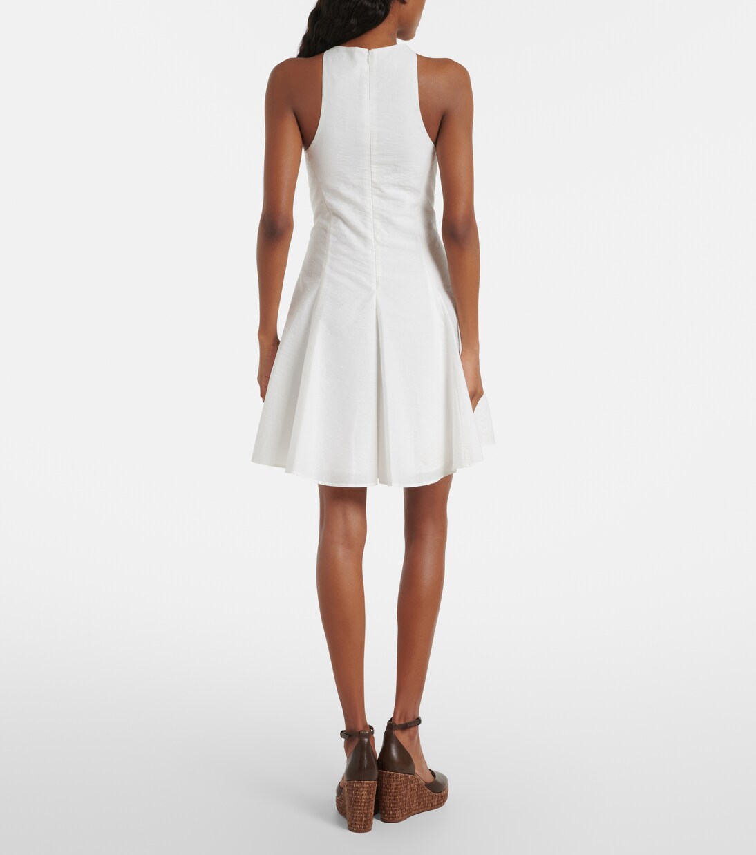 Cotton-blend minidress | Brunello Cucinelli