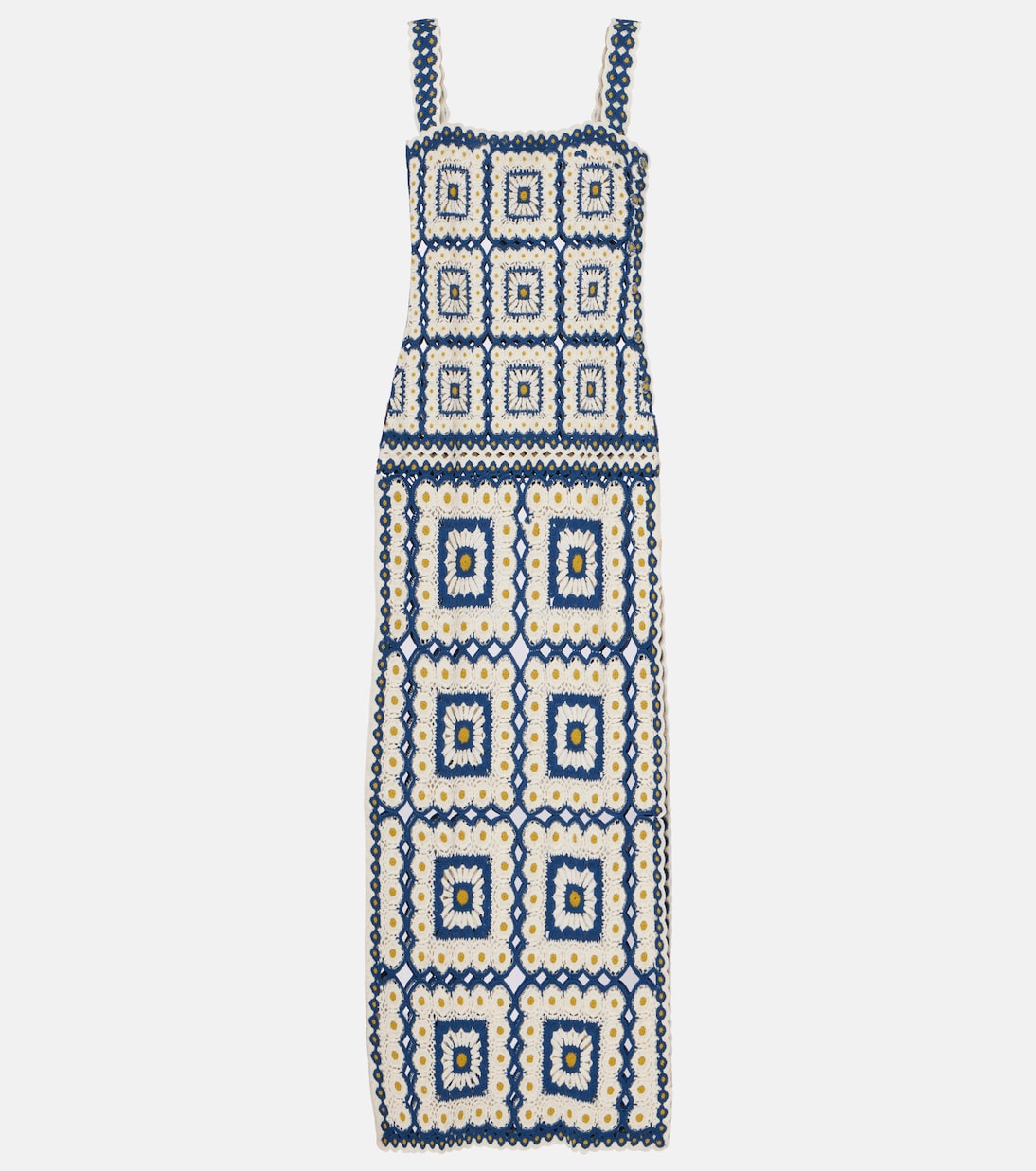 Dolly crochet cotton maxi dress | Alémais