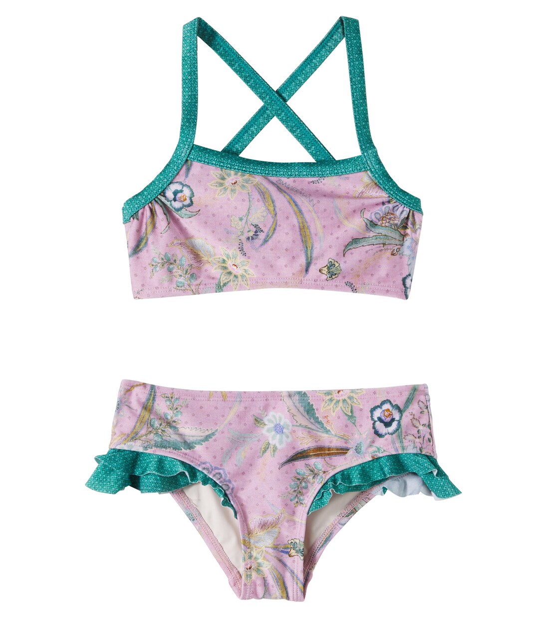 Indra floral ruffled bikini | Zimmermann Kids