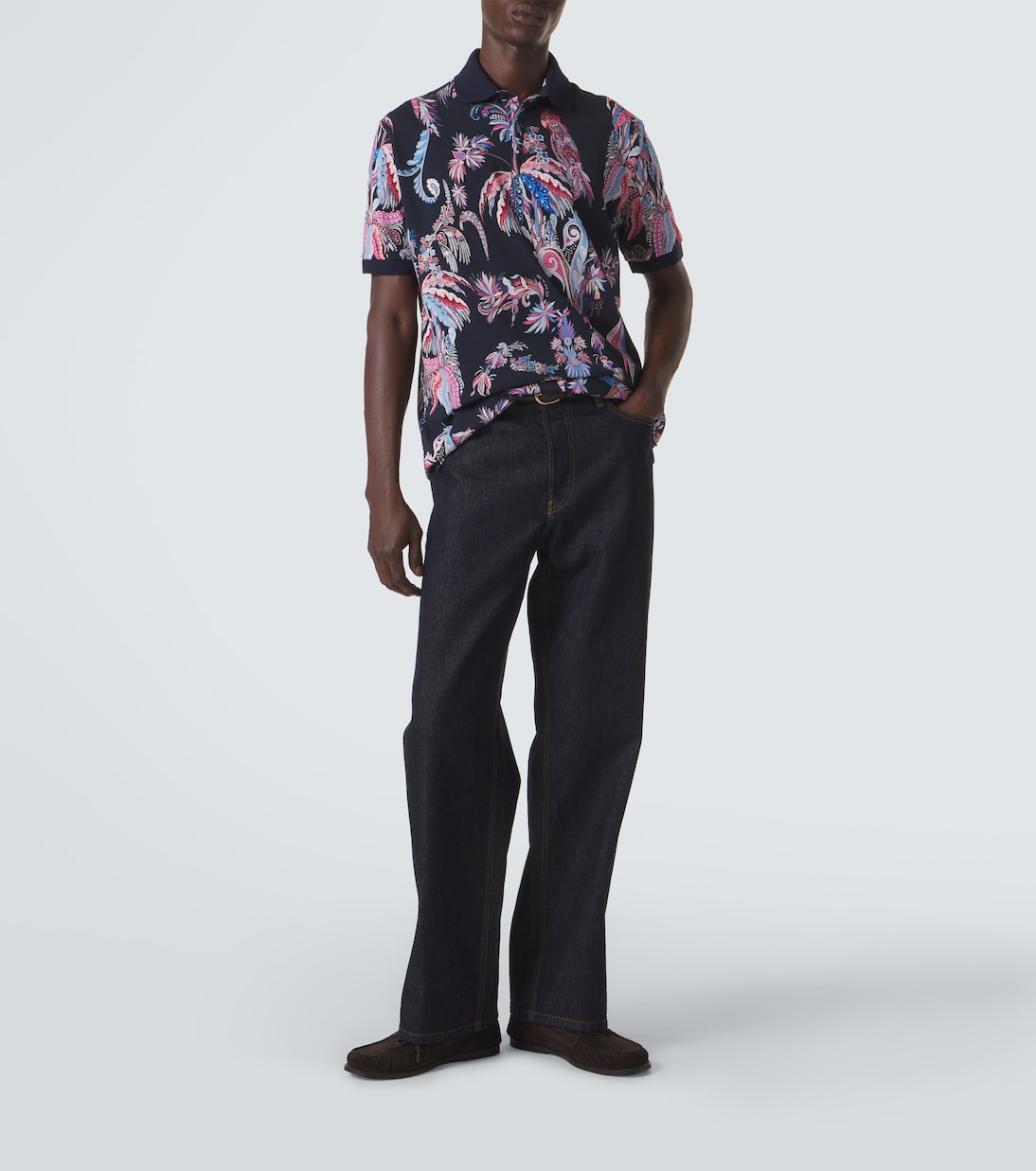 Polo en coton à imprimé | Etro