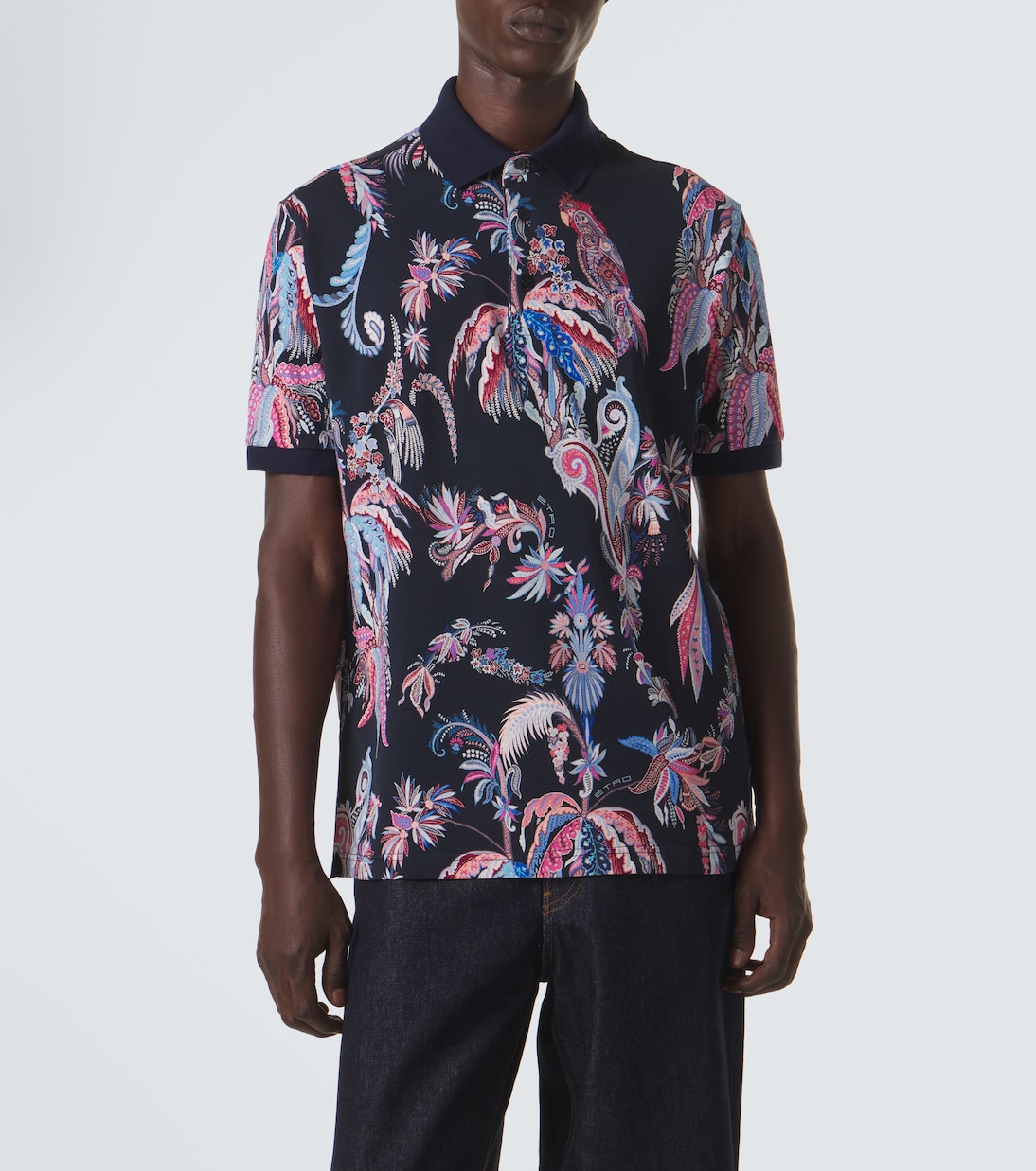 Polo en coton à imprimé | Etro