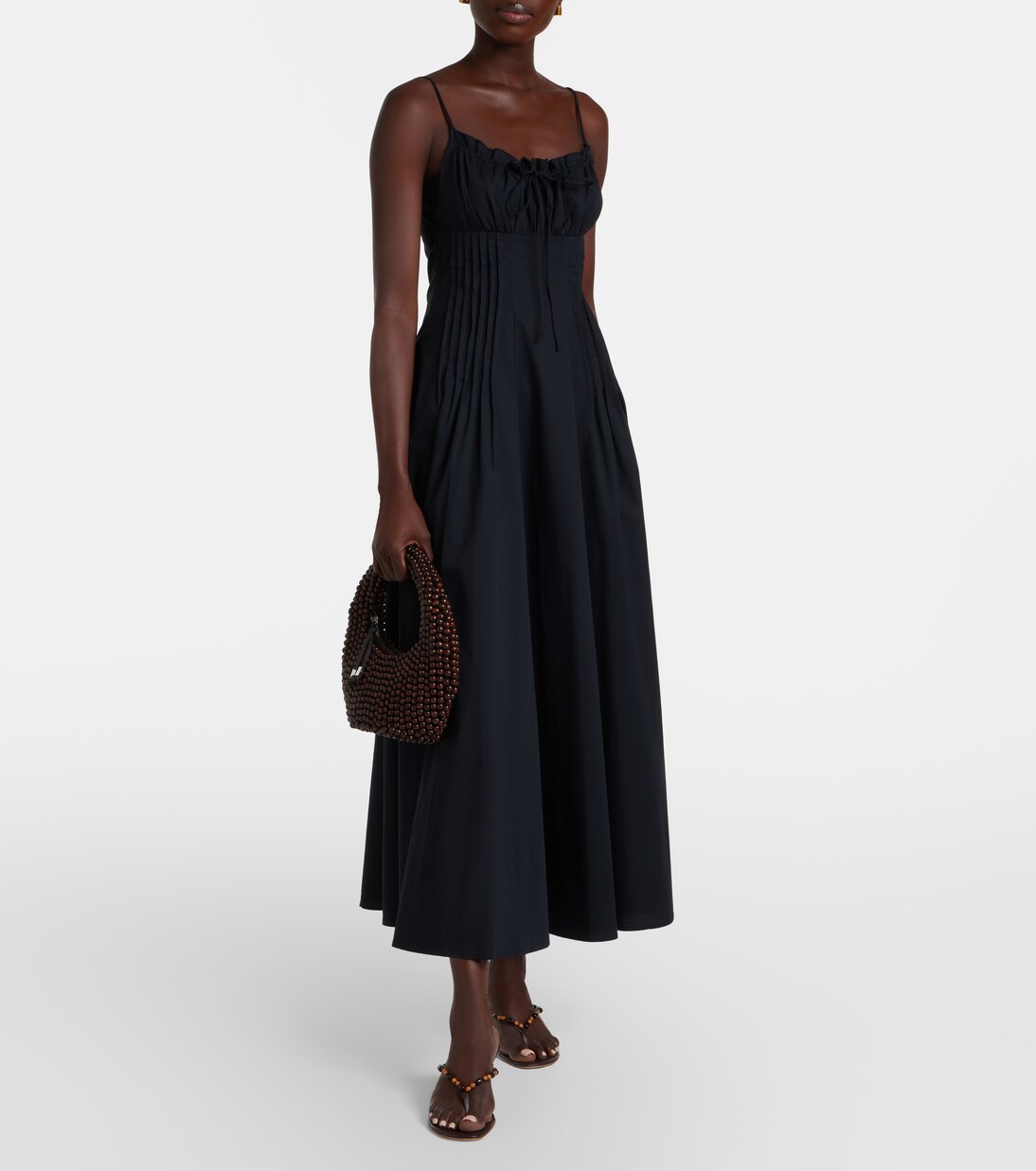 Robe midi Margi en coton | Staud