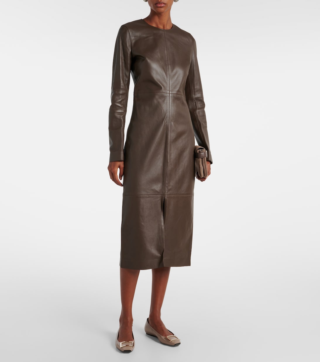 Belle Vivier leather ballet flats | Roger Vivier