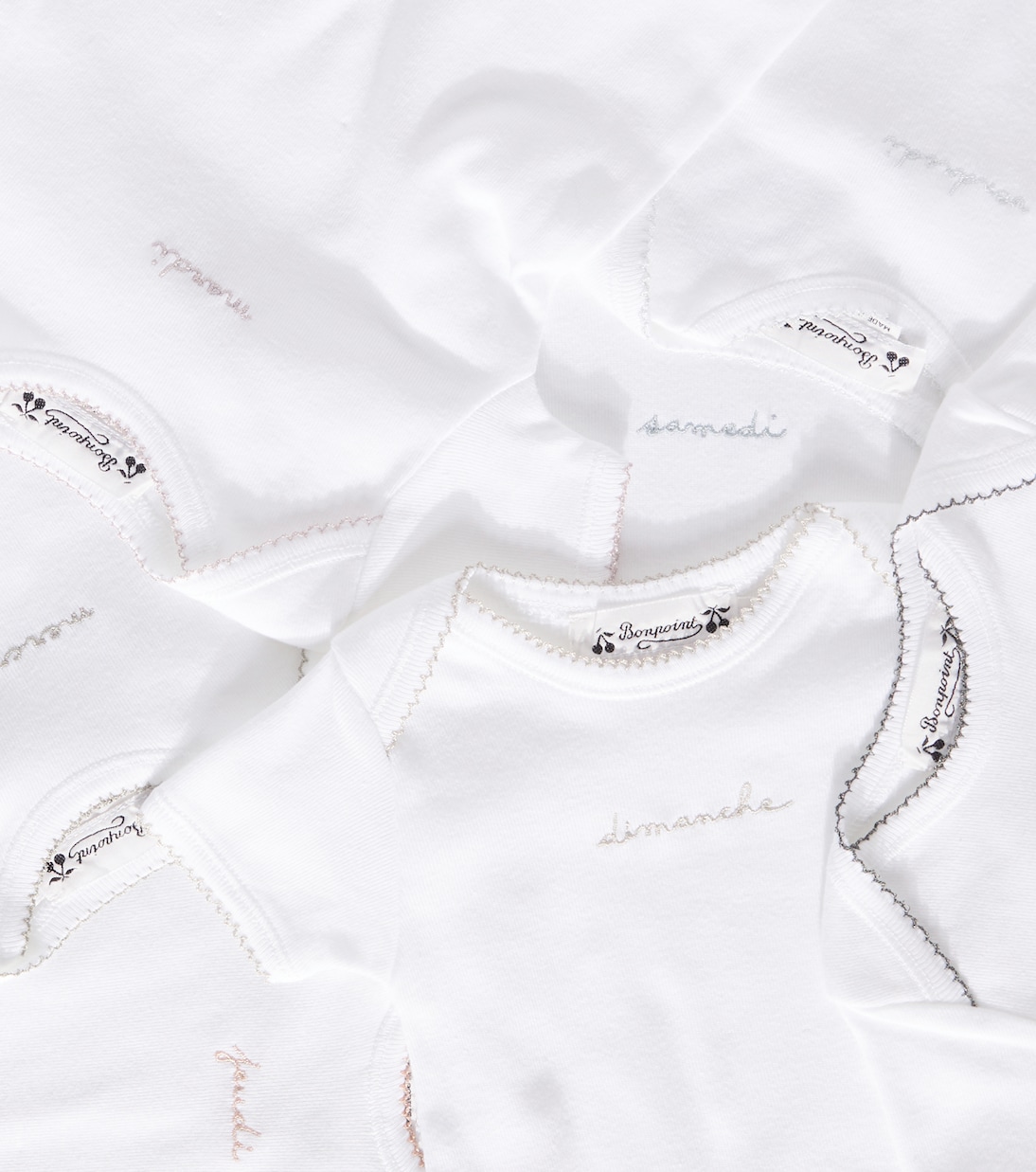 Baby set of 7 cotton onesies | Bonpoint