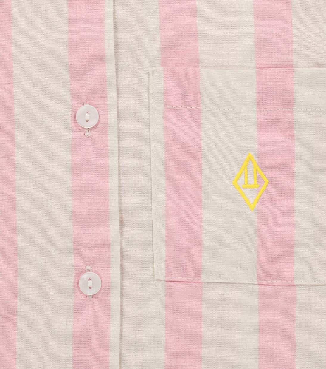 Striped short-sleeved cotton shirt | The Animals Observatory