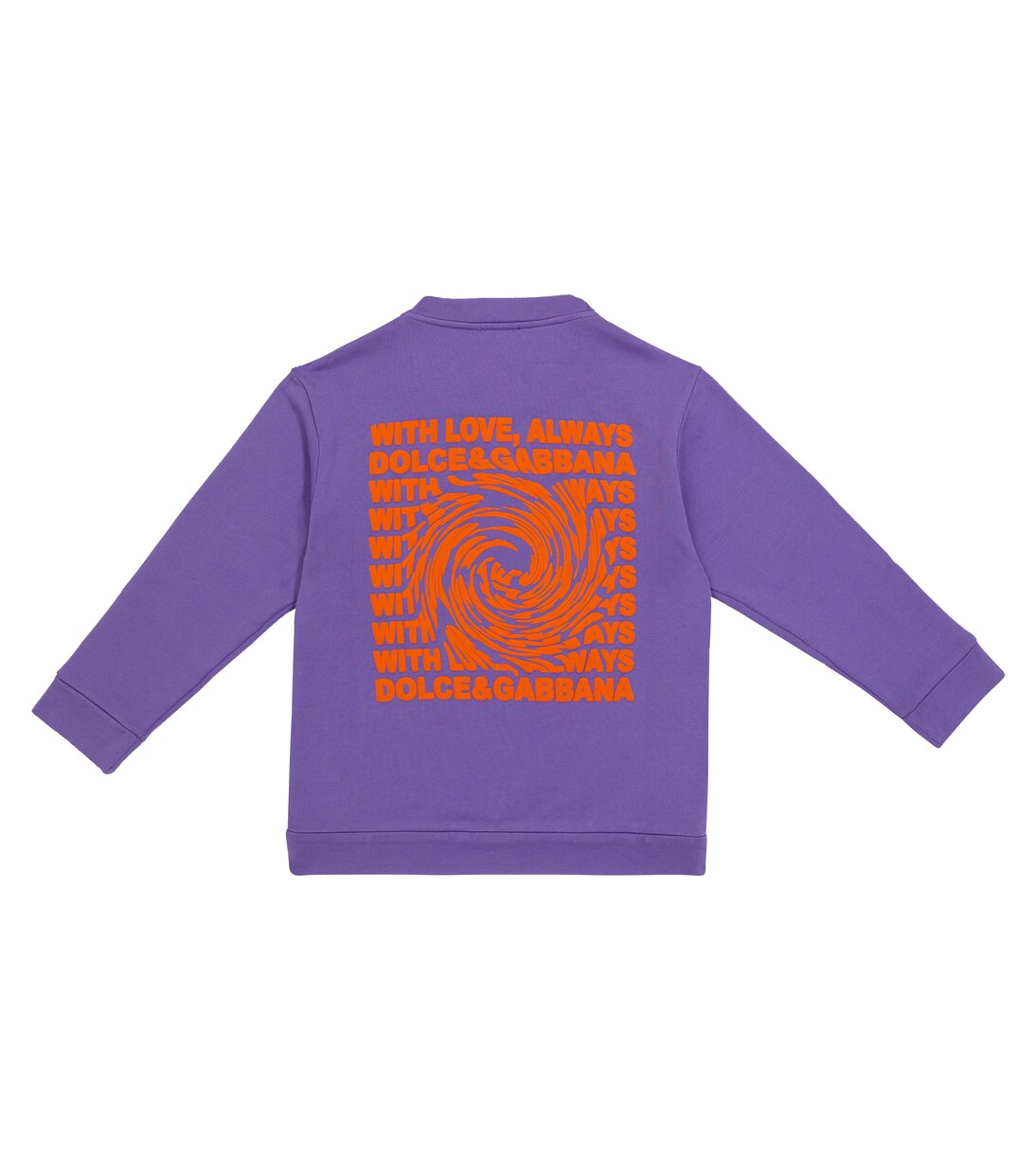 Sweat-shirt imprimé en coton | Dolce&Gabbana Kids