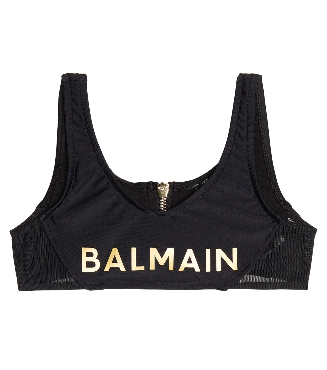 Logo crop top | Balmain Kids