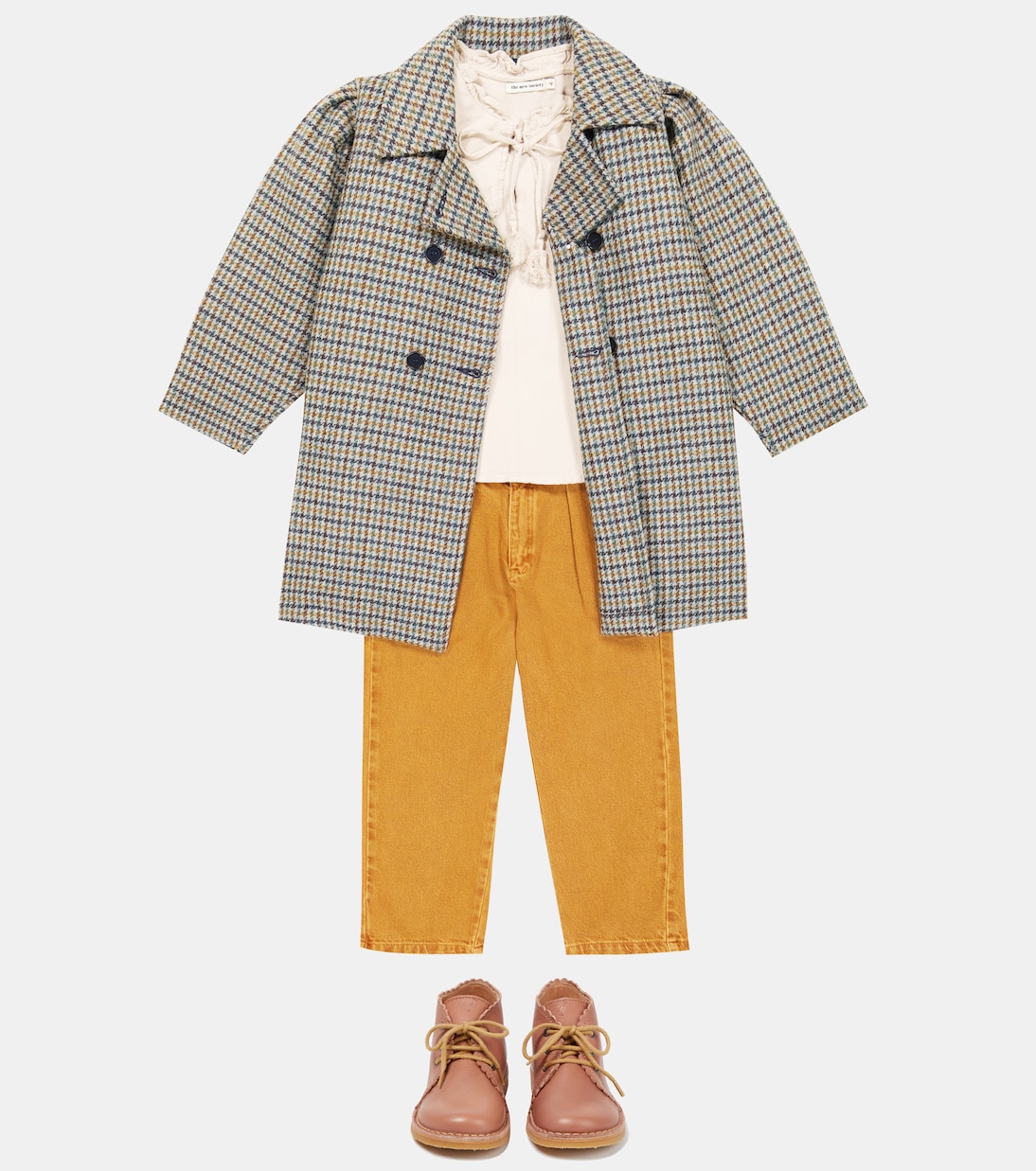 Jeanne houndstooth wool coat | The New Society