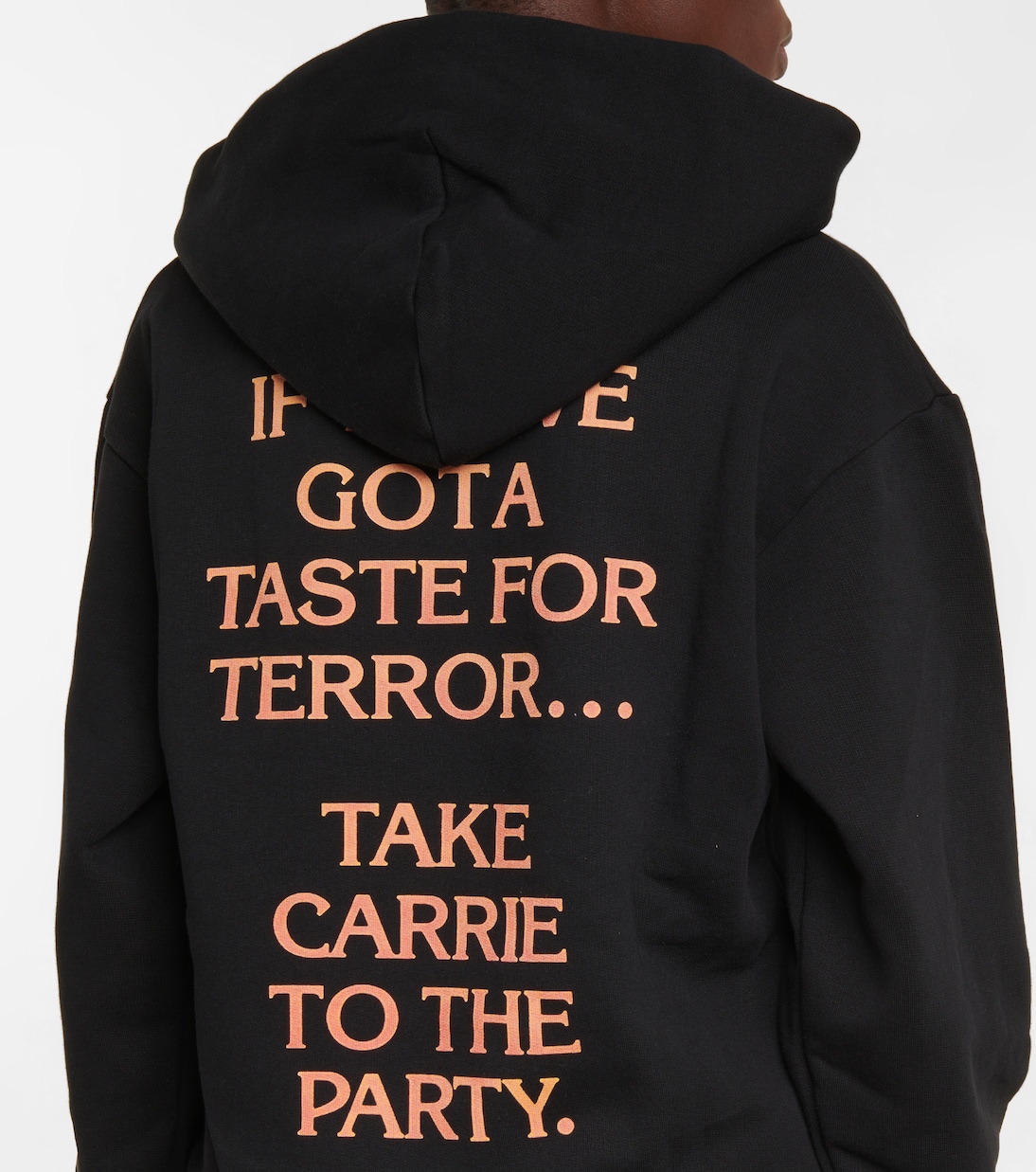 Felpa con cappuccio in jersey di cotone | JW Anderson