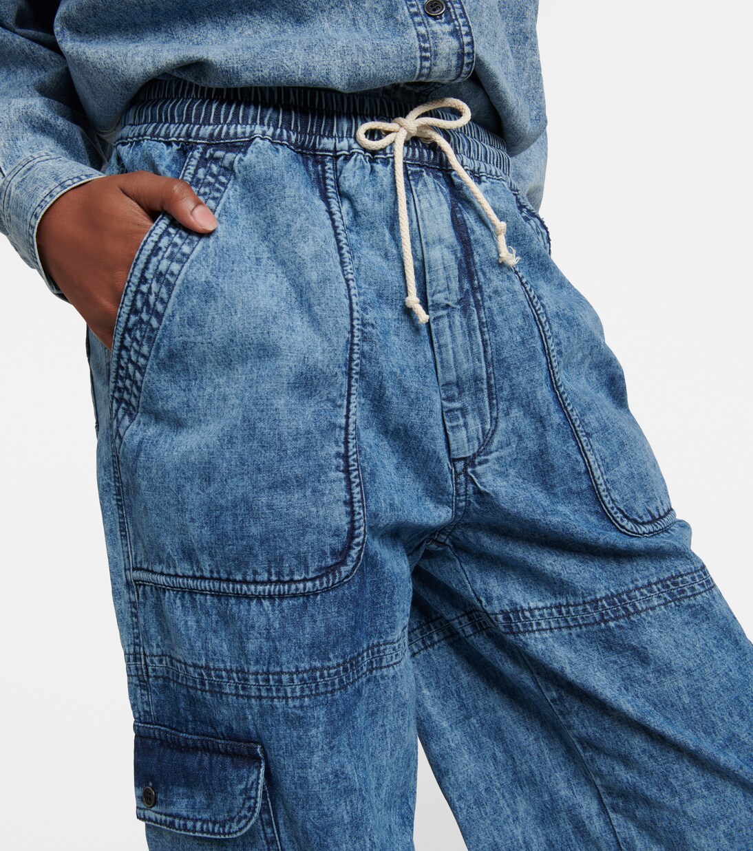 Gerade Hose Viamao aus Baumwoll-Chambray | Marant Etoile