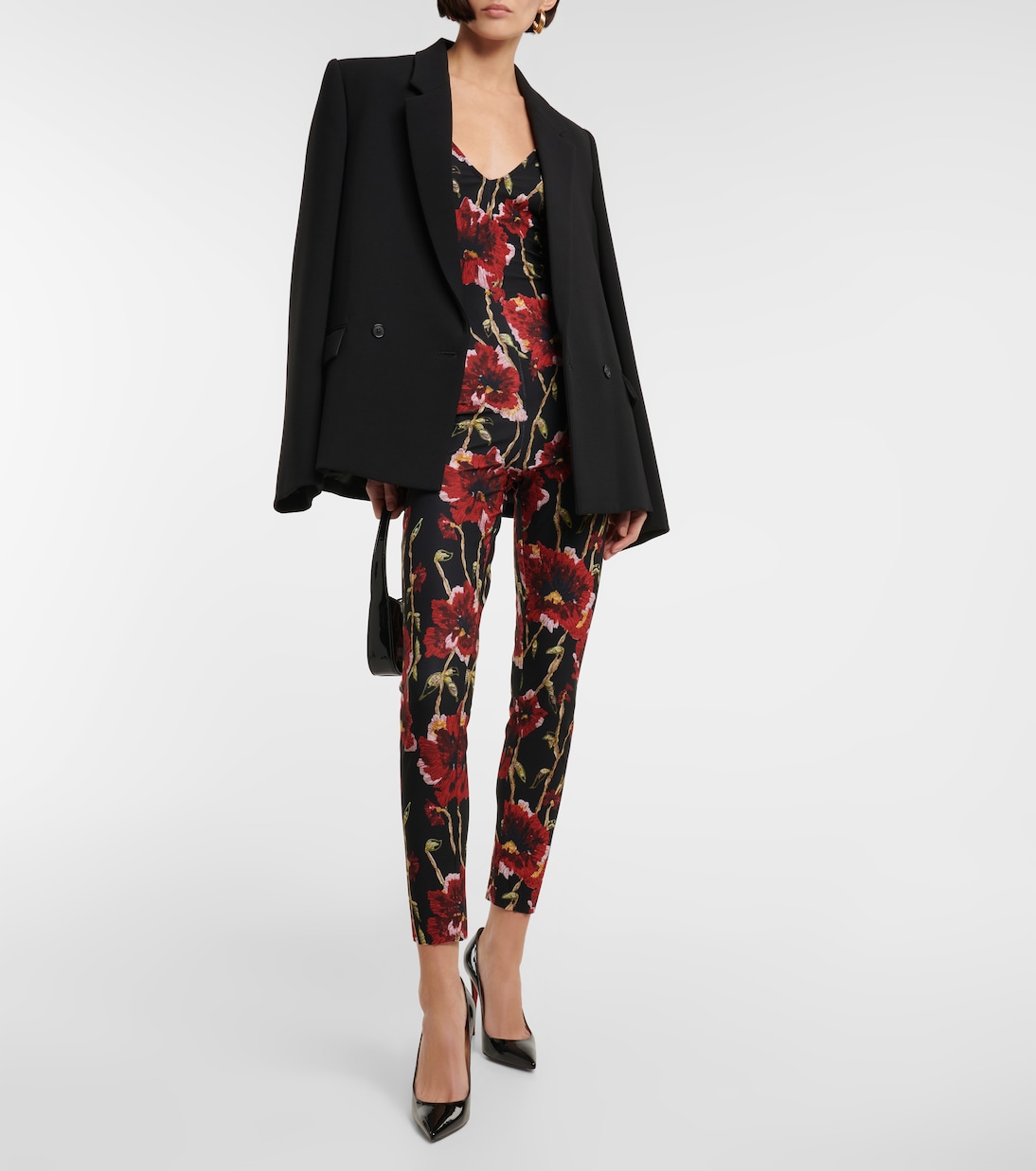 Form-fitting printed jumpsuit | Norma Kamali