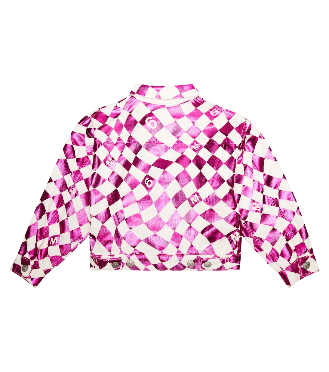 Veste en jean à carreaux | MM6 Maison Margiela Kids