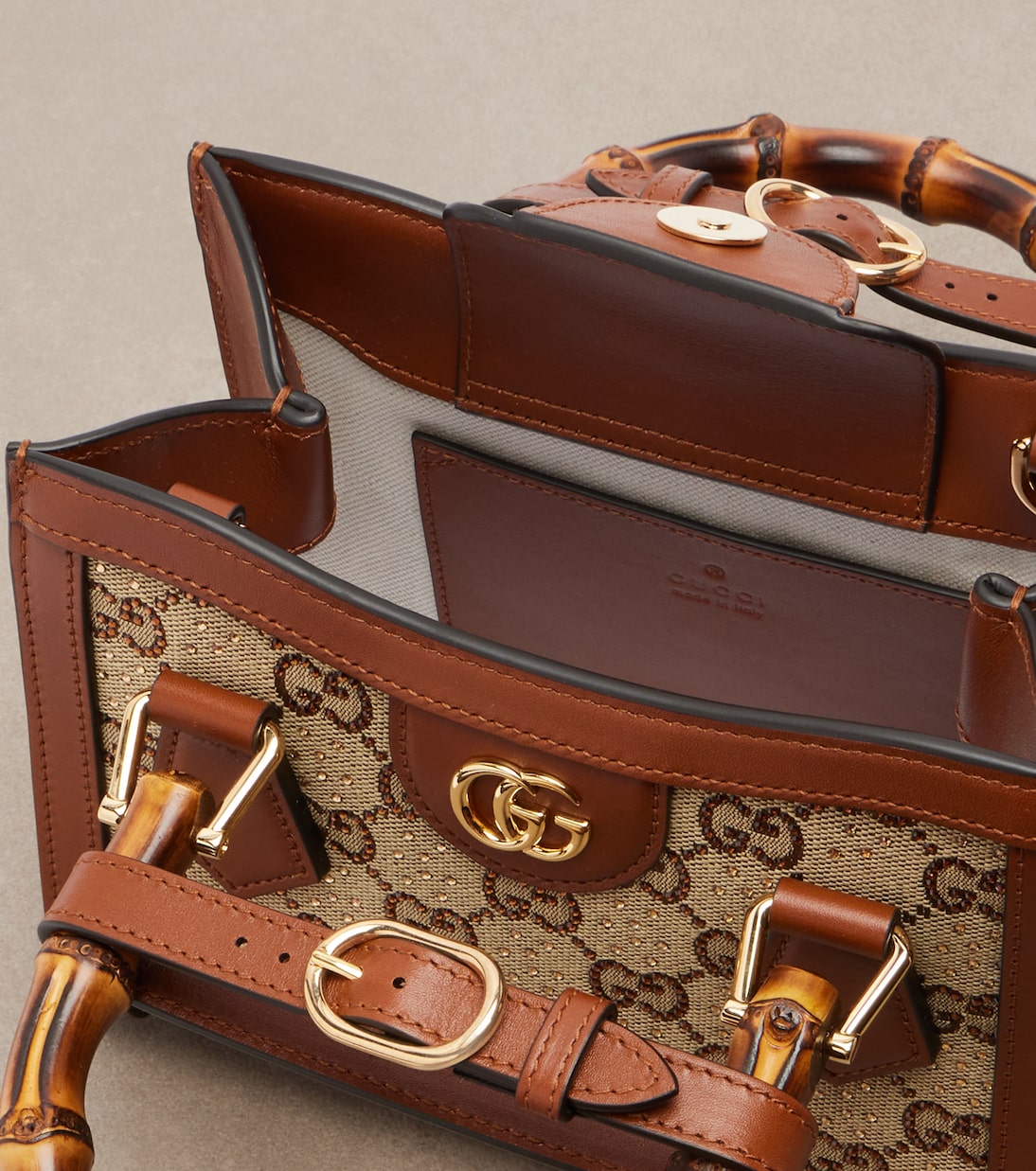 Tote Diana Mini GG de lona | Gucci