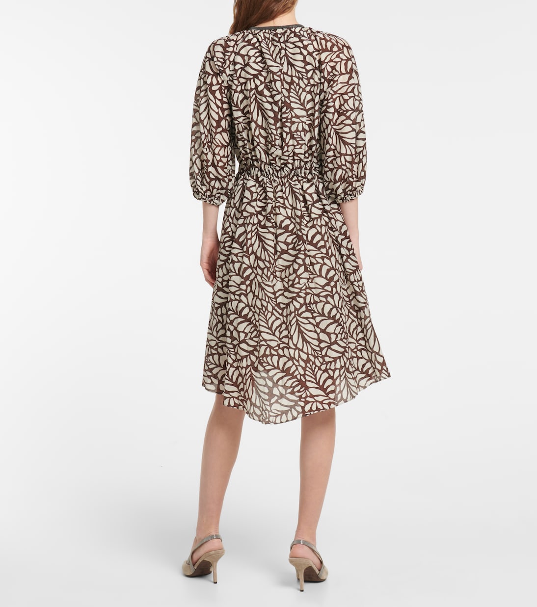 Cotton-blend minidress | Brunello Cucinelli