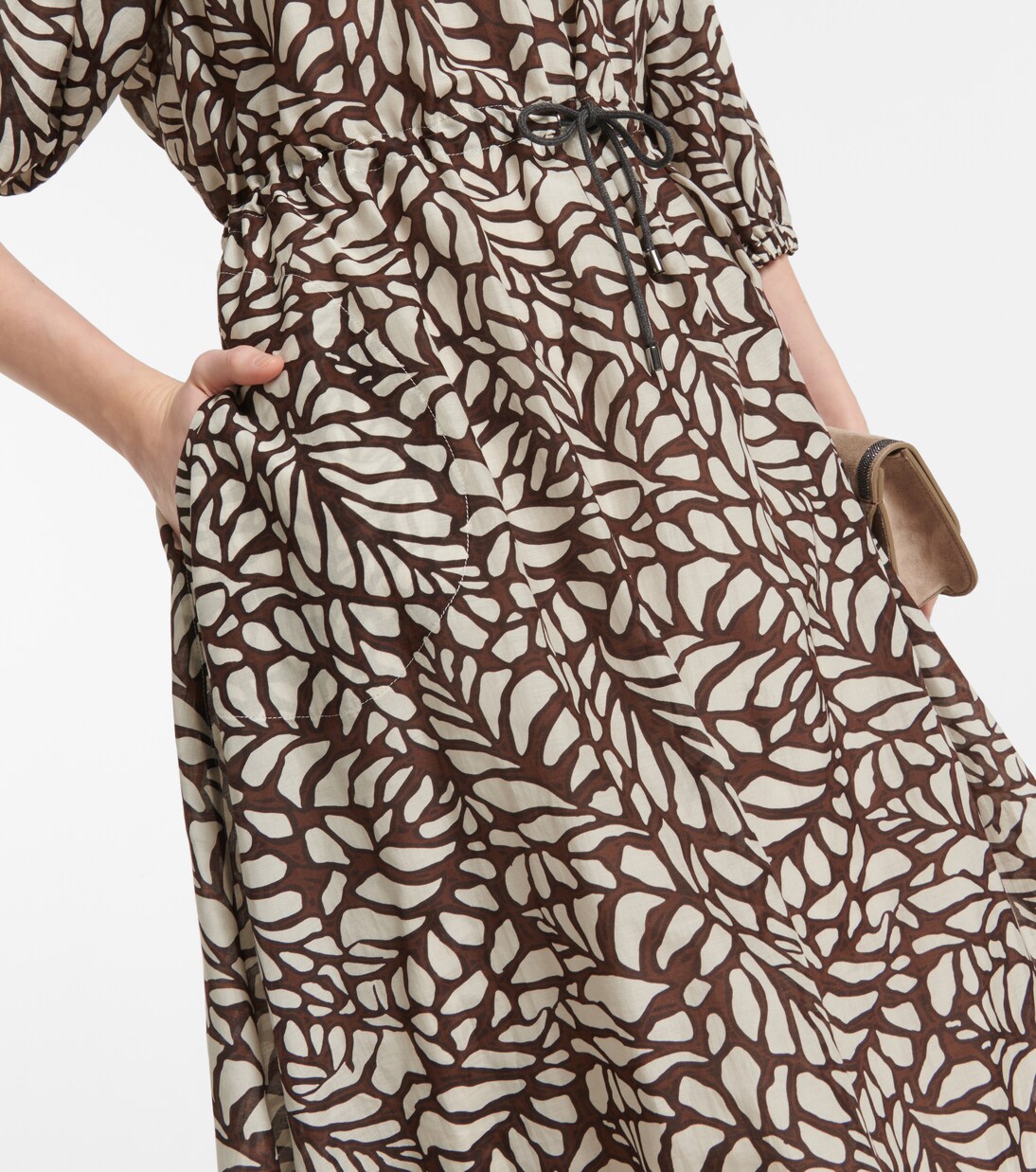 Cotton-blend minidress | Brunello Cucinelli