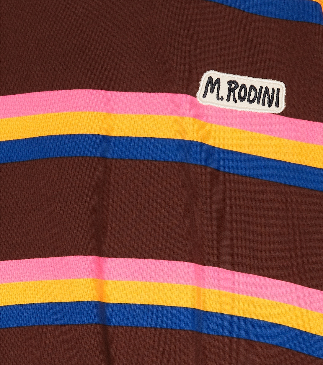 Striped cotton jersey sweatshirt | Mini Rodini