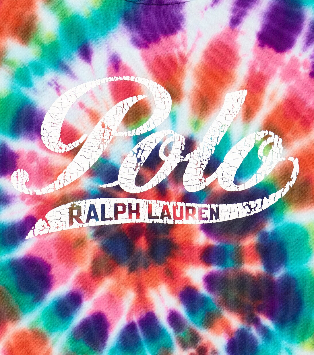 Logo tie-dye cotton jersey T-shirt | Polo Ralph Lauren Kids