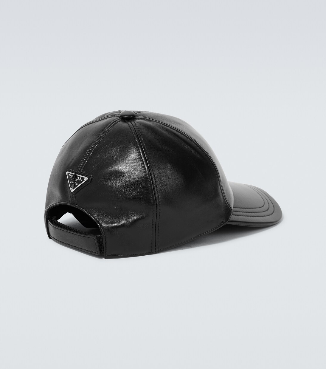 Leather baseball cap | Prada