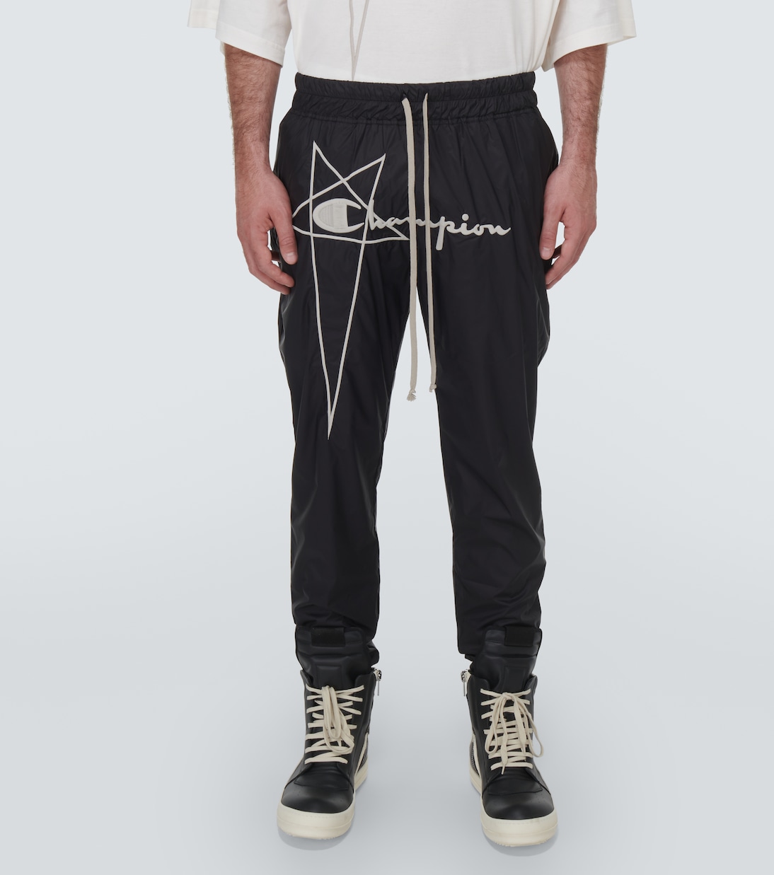 x Champion® nylon sweatpants | Rick Owens