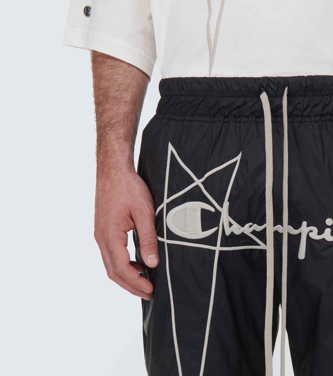 x Champion® nylon sweatpants | Rick Owens