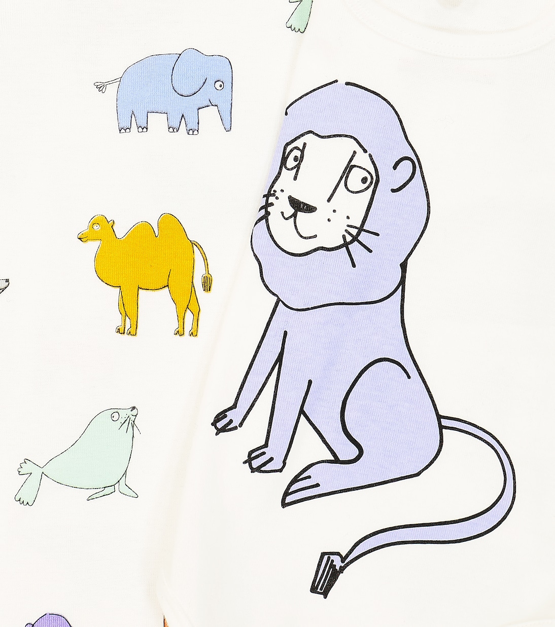 طقم لمولود جديد من توب ليوتار وأفرول من القطن | Stella McCartney Kids