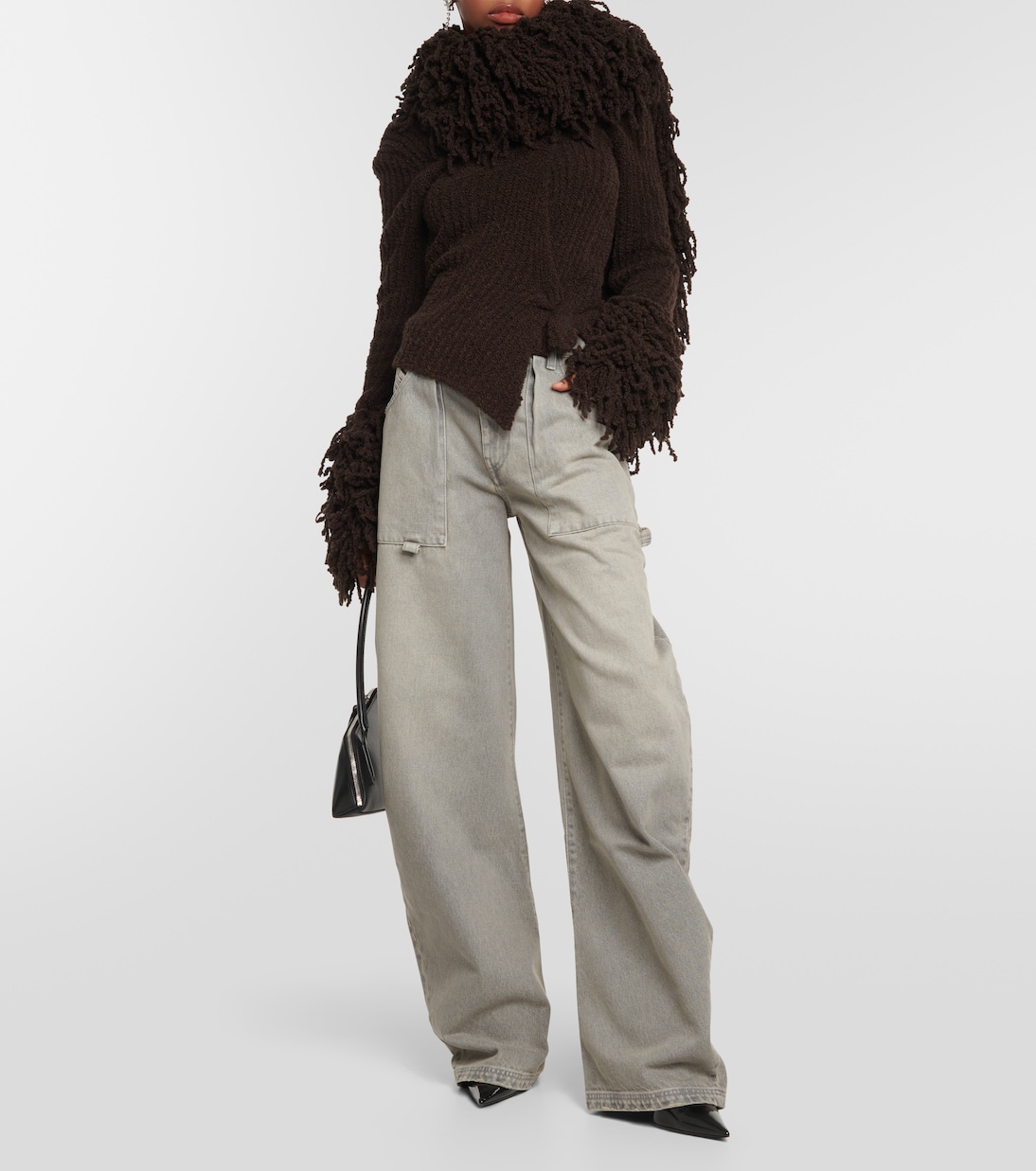 Jeans barrel Effie de tiro alto | The Attico