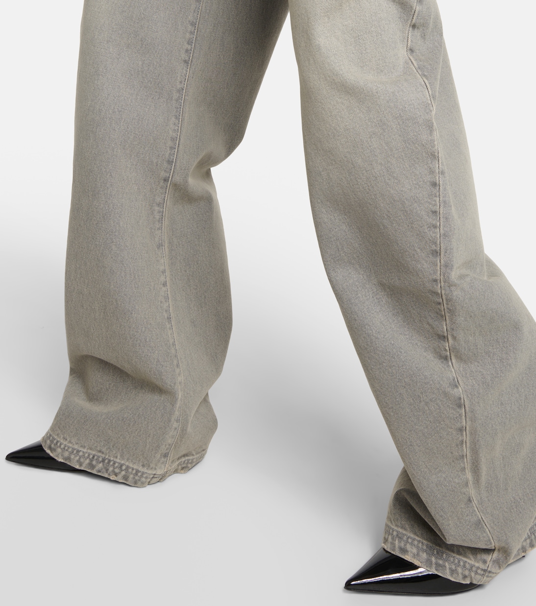 Jeans barrel Effie de tiro alto | The Attico