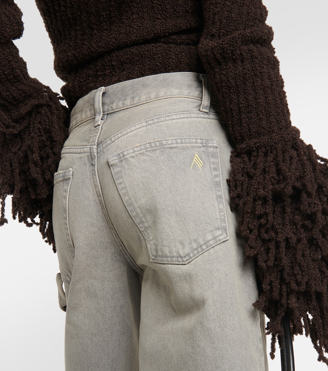 Jeans barrel Effie de tiro alto | The Attico