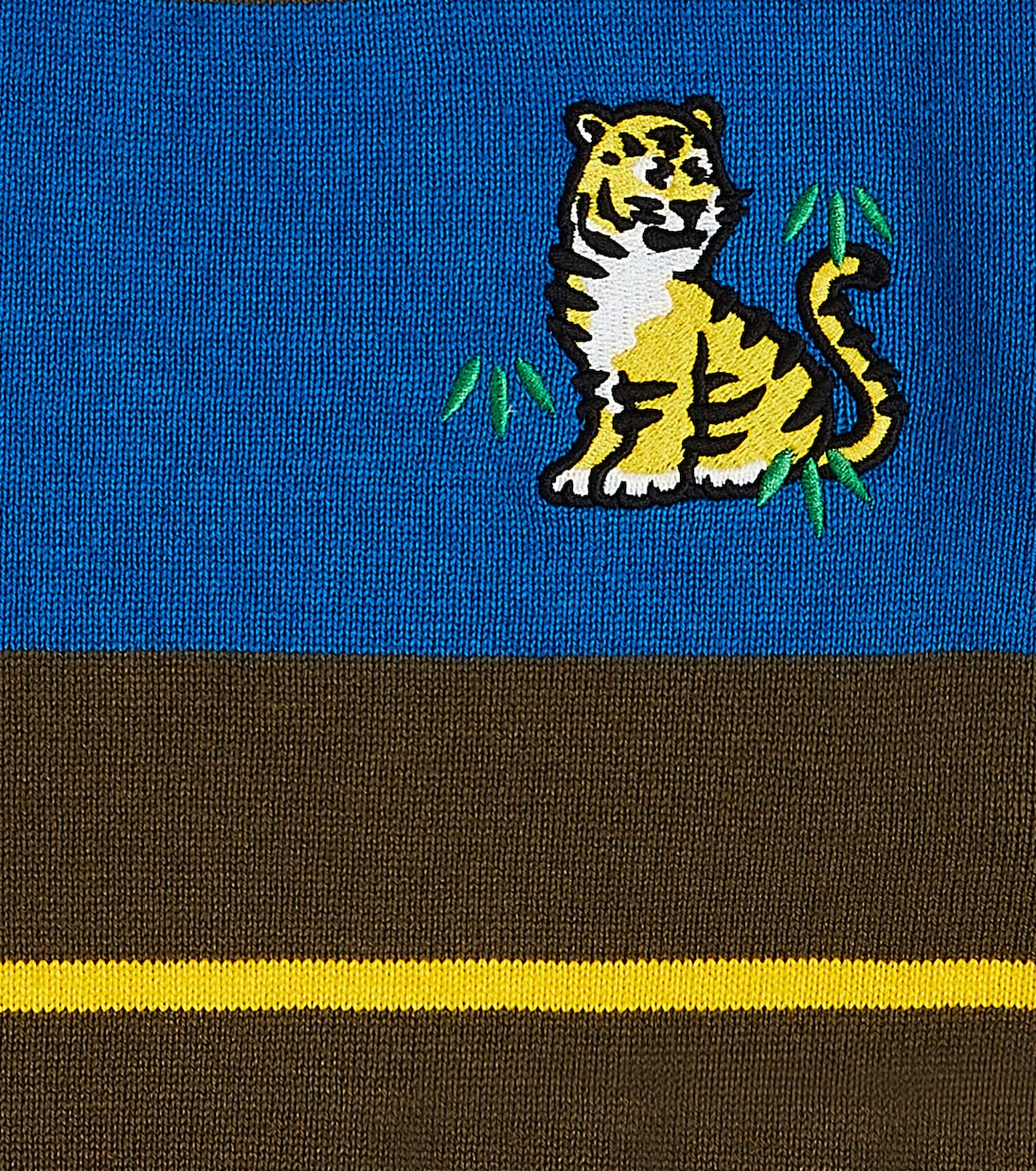 Logo striped cotton-blend sweater | Kenzo Kids