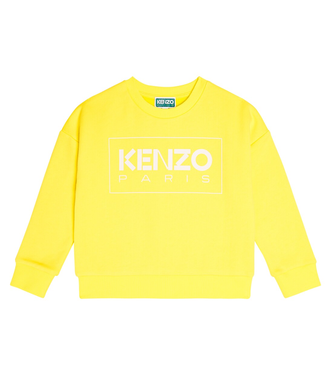 Logo cotton-blend sweatshirt | Kenzo Kids