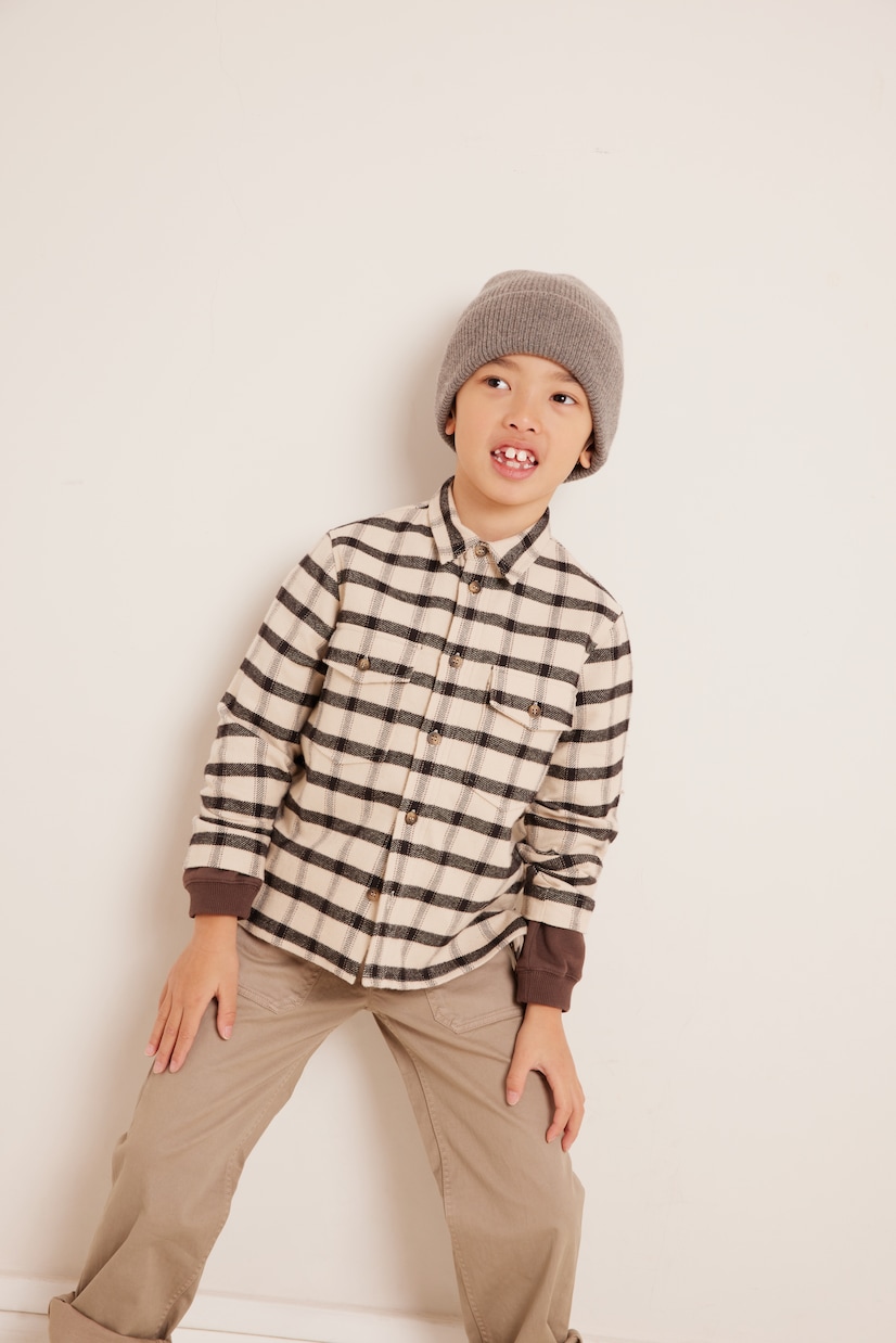 Camicia Boy in cotone a quadri | Bonpoint