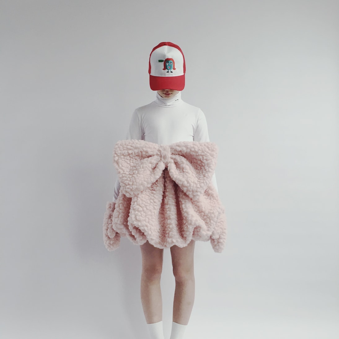 Gonna in misto lana con fiocco | Caroline Bosmans