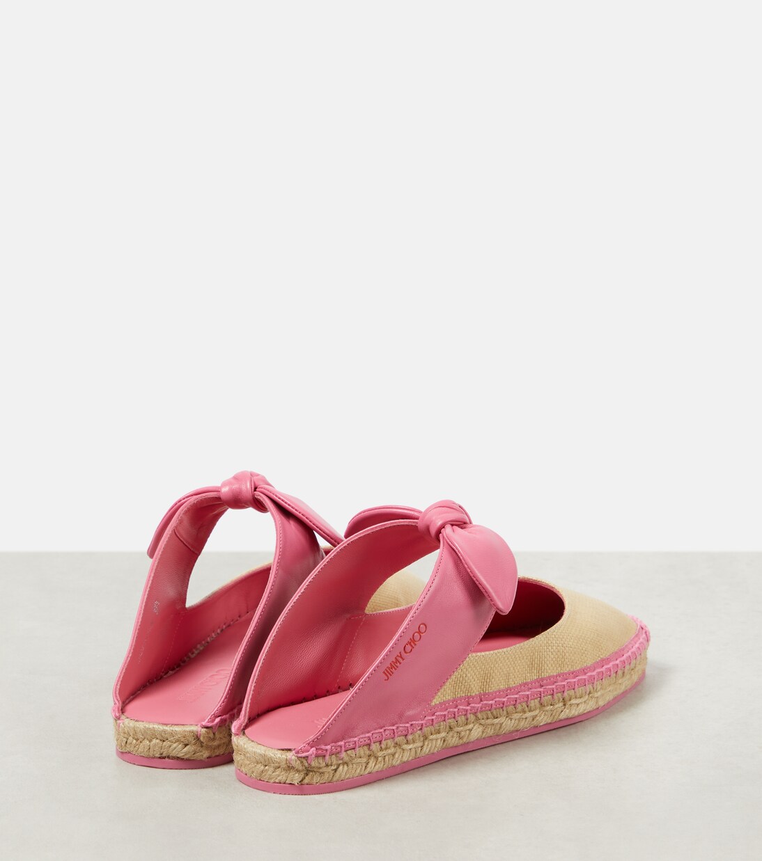 Reka leather-trimmed espadrilles | Jimmy Choo