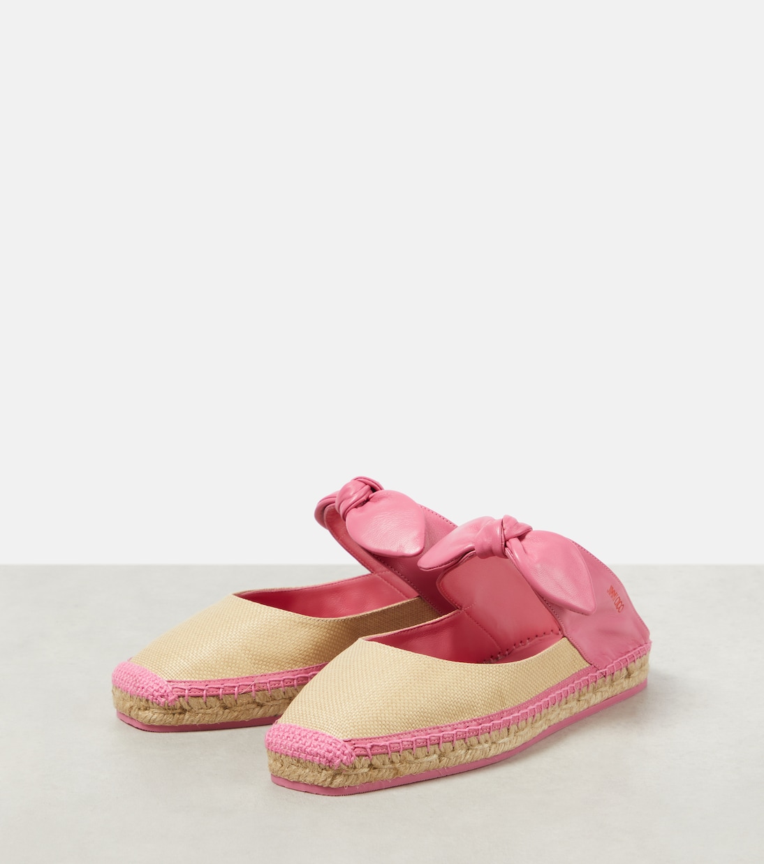 Reka leather-trimmed espadrilles | Jimmy Choo