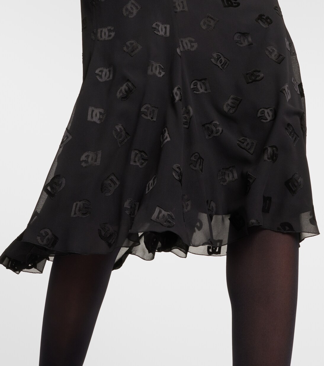 Midirock DG aus Devoré | Dolce&Gabbana